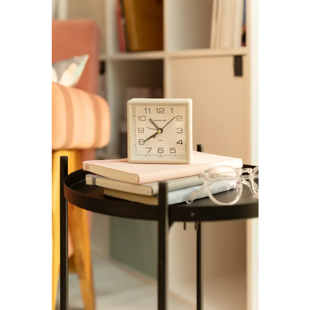 Будильник матовый d9.5 см цвет бежевый 83871960 STLM-2059420 TROYKATIME NEW SCANDI - Вид №4