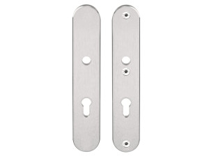 Овальная пластина из нержавеющей стали