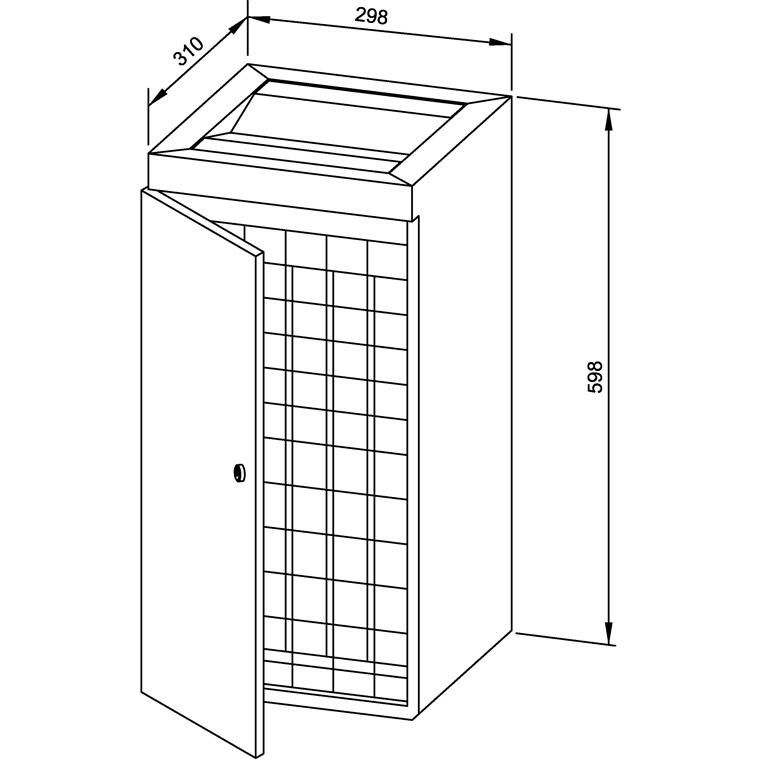 728048 Урна с клапаном WP180 WAGNER_EWAR A-LINE Wagner Ewar  - Вид №1