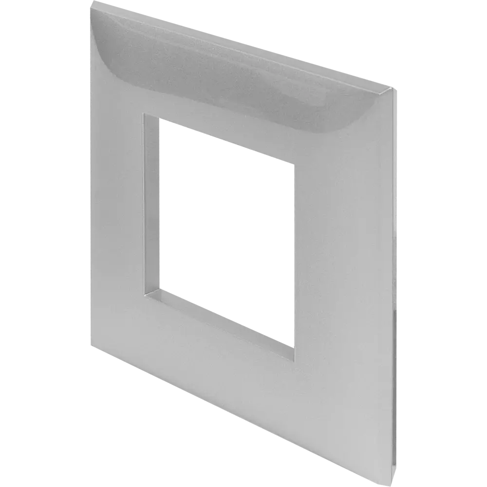 Рамка для розеток и выключателей DKC Avanti 1 пост цвет закаленная сталь STLM-2064473 - Вид №1