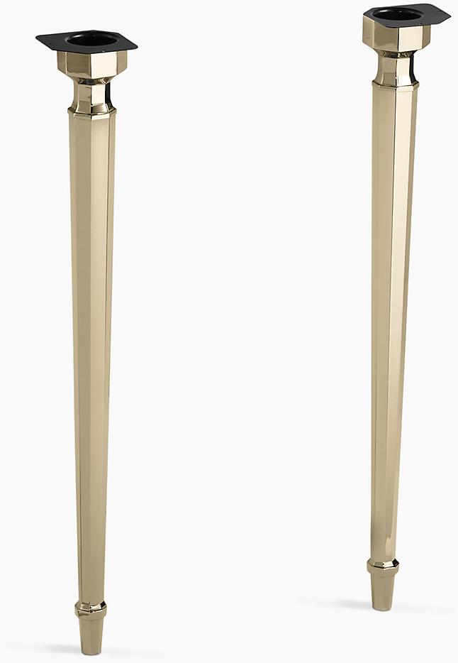 KOHLER Kathryn Восьмиугольные конические ножки стола из латуни K-6839-AF 