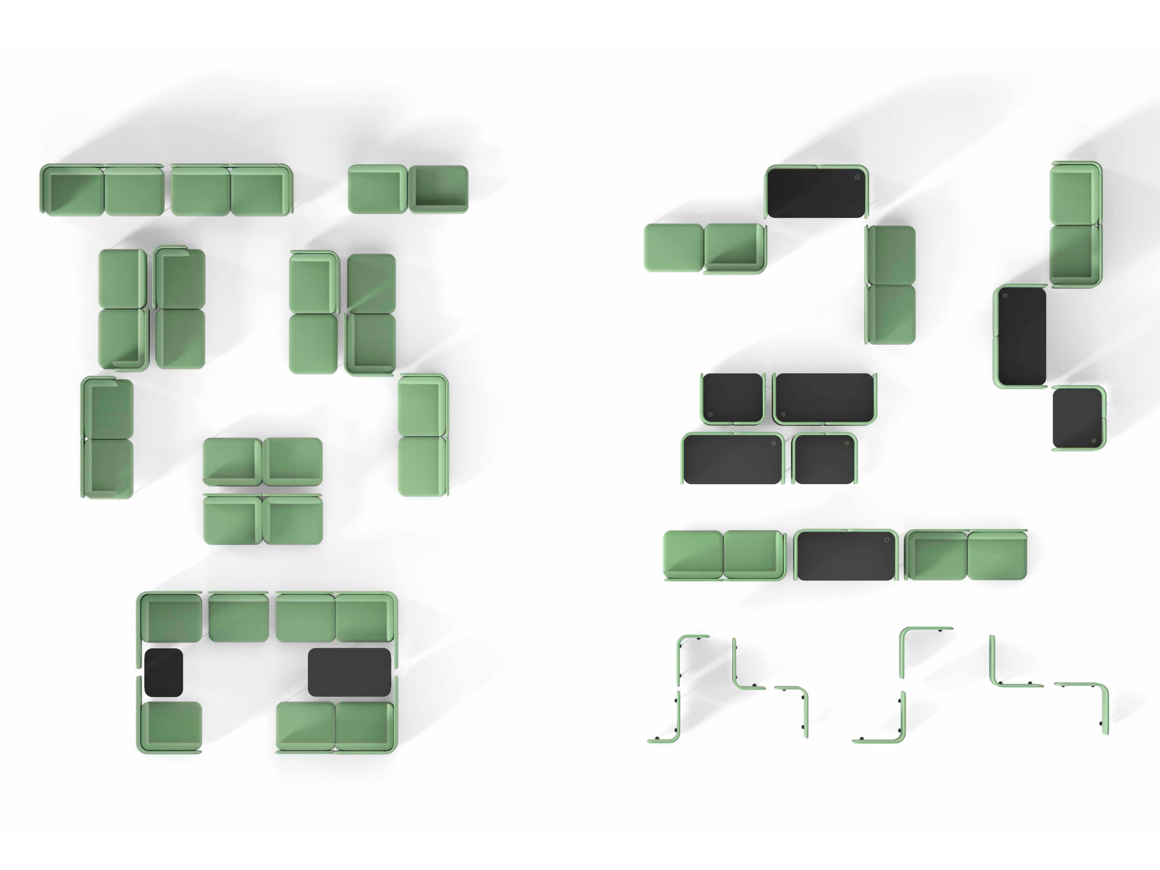 Офис остров модульная ткань SITLOSOPHY® Berirama ARCH-00117436 - Вид №4