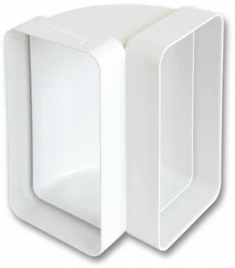 First Corporation Вертикальный изгиб в абс для прямоугольной трубы La ventilazione Ccv126b