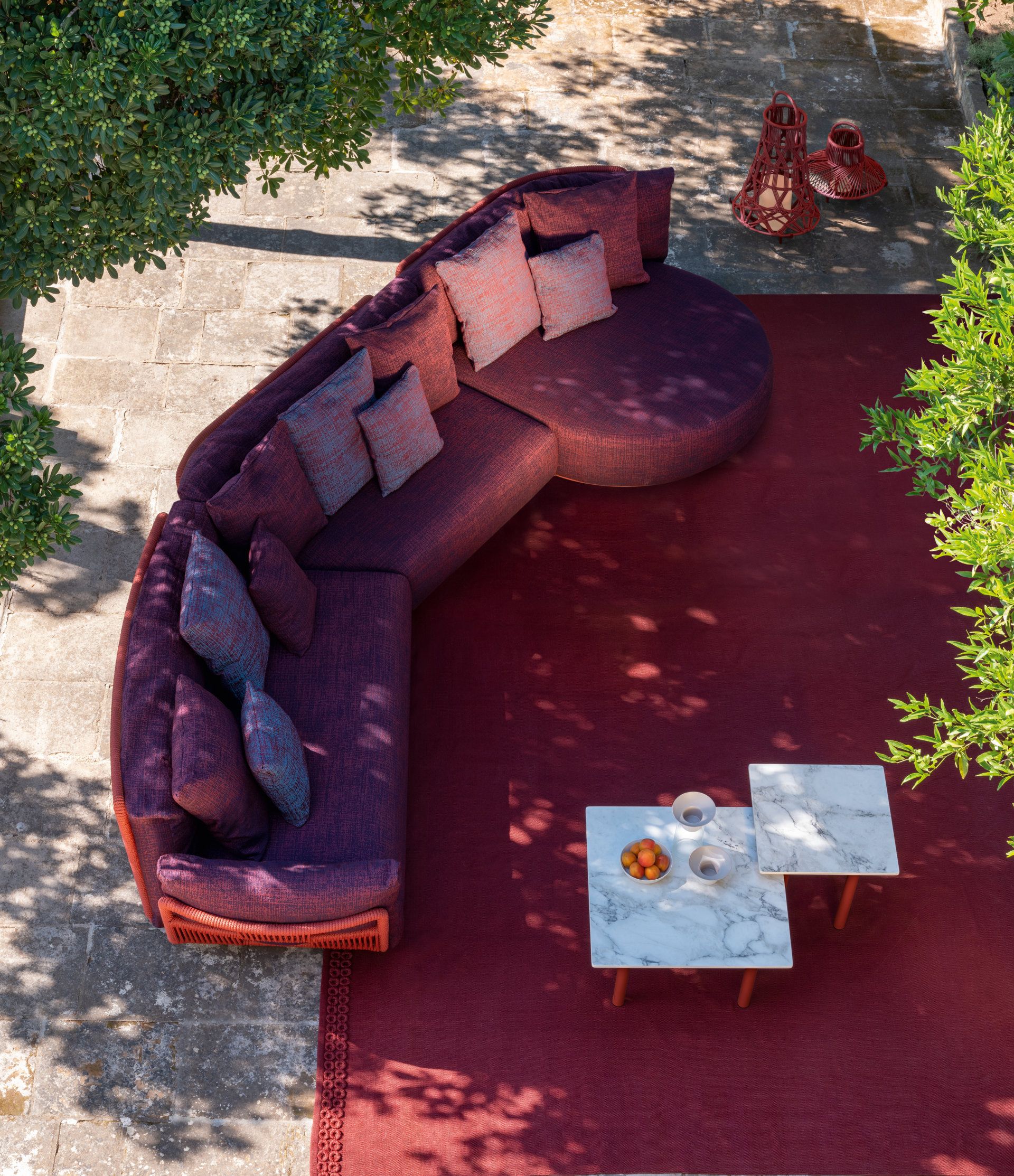 Ткань сад диван Talenti Шах ARCH-00116085 - Вид №4