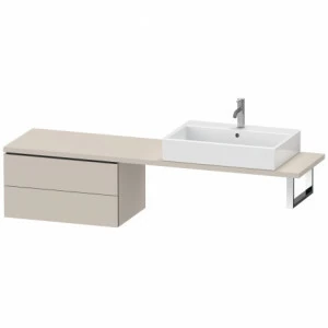 LC584809191 Шкафчик для компактной консоли L-Cube #LC5848 720 x 477 мм Серо-коричневый декор