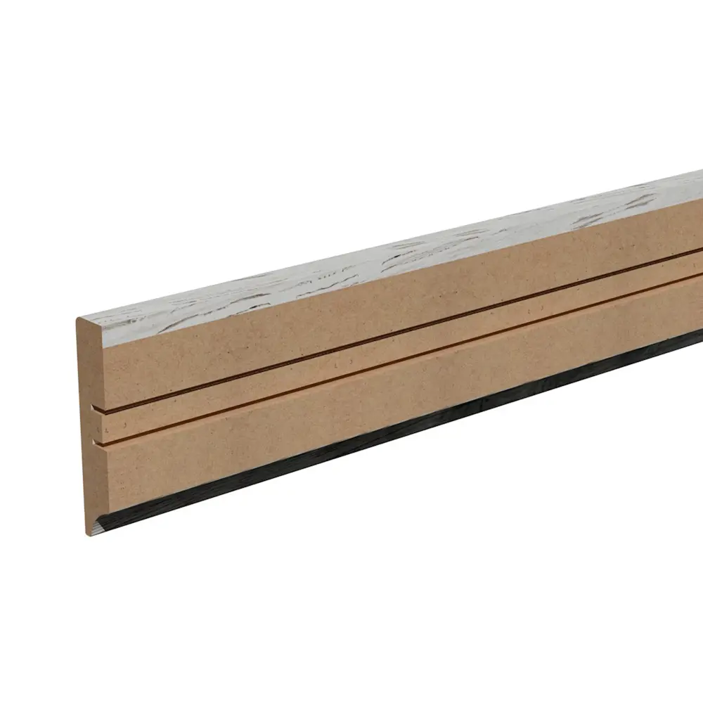 Плинтус напольный МДФ «Северная сосна» прямой высота 80 мм длина 2.05 м КРОНОПРОФИЛЬ STLM-2015017 - Вид №1