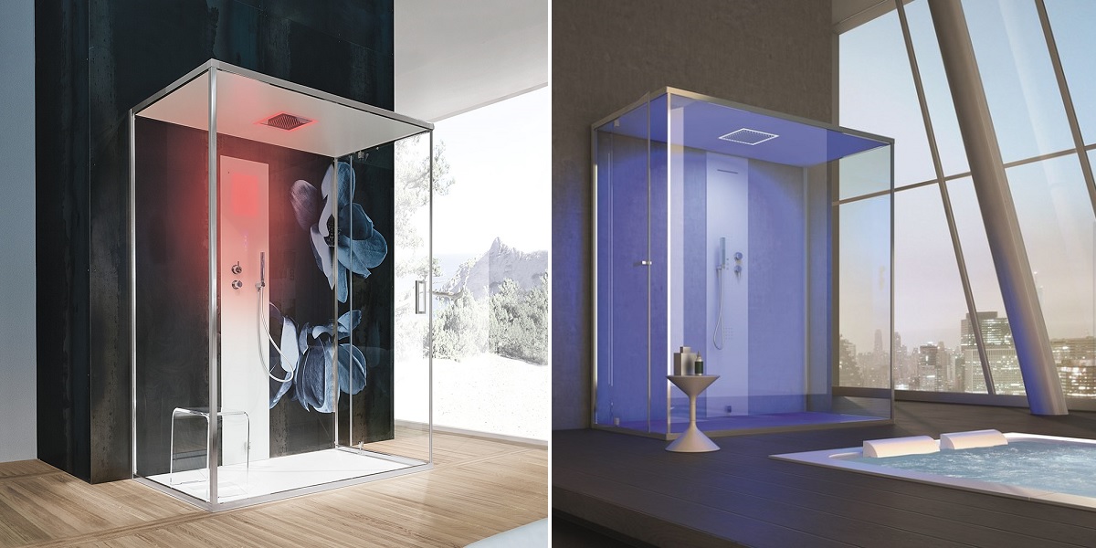 Ограждение для душа и турецкой бани Gemini 6 190х90 см 1GNS4S0 Gruppo Geromin - Вид №1