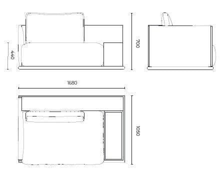 Бархатный угловой диван Stylish Club His &amp ARCH-00138156 - Вид №31