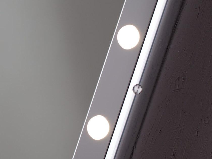 UNICA by Cantoni Прямоугольное настенное алюминиевое зеркало со встроенной подсветкой Sp sun-id-1478310 - Вид №4