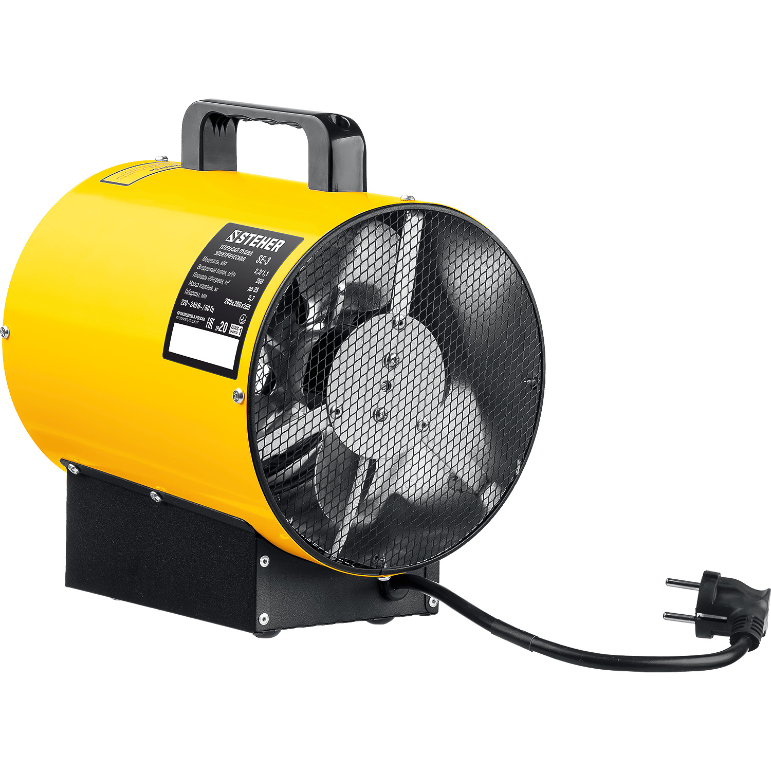 9107890 Тепловая пушка электрическая STEHER SE-3 STDN-0072390 - Вид №1