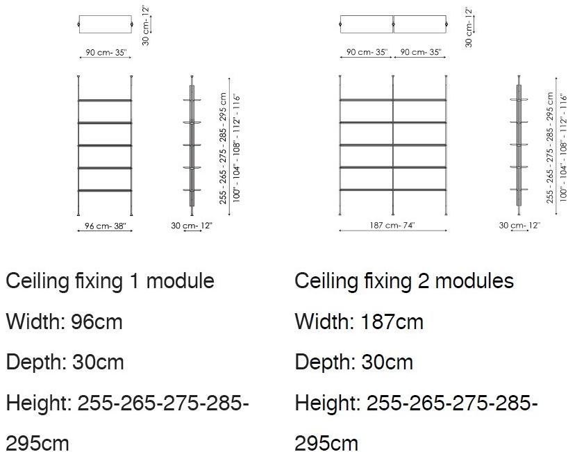 Bonaldo Модульный настенный книжный шкаф из дерева sun-id-1369430 - Вид №4
