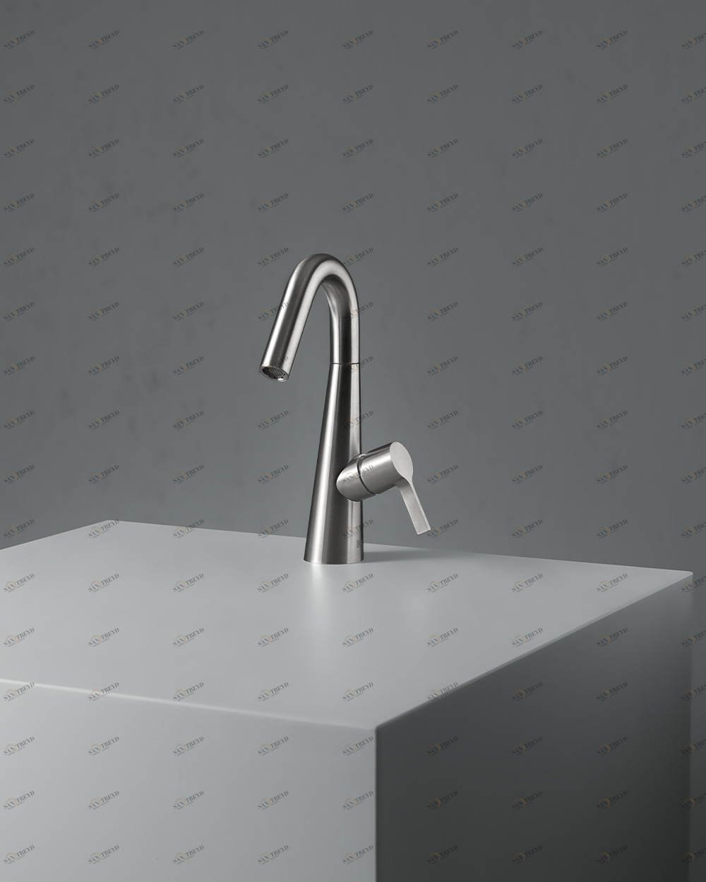 Вулкан. 36 01. Смеситель для умывальника Quadrodesign Volcano