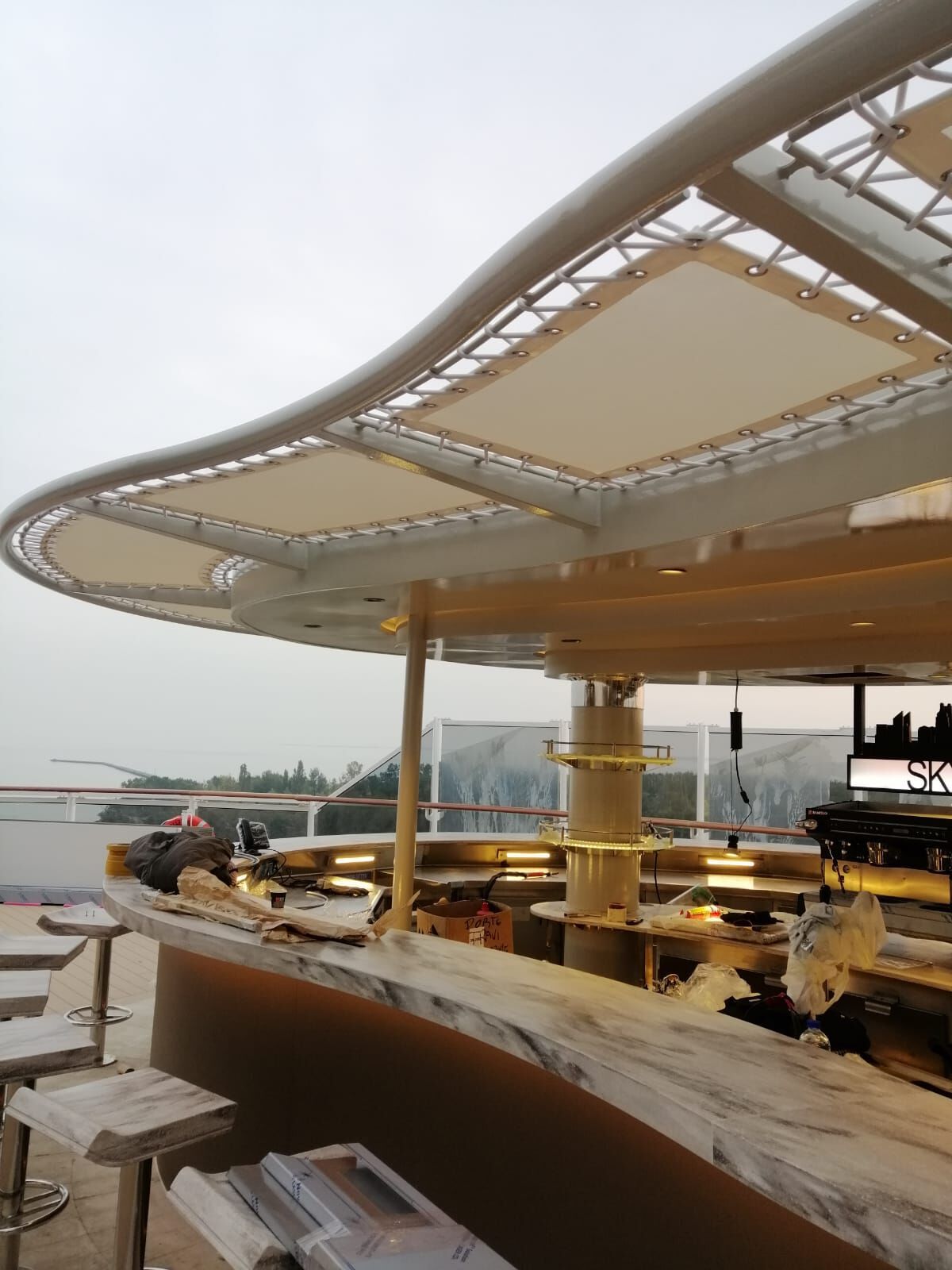 Натяжная конструкция из нержавеющей стали и ПВХ Crestani 2000 CANVAS ARCH-00127774 - Вид №1