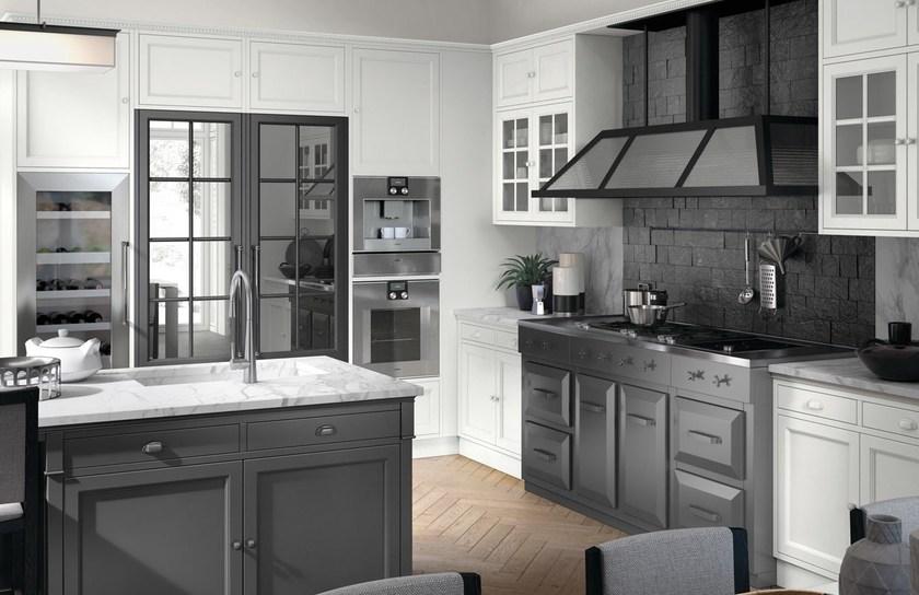 Marchi Cucine Встроенная кухня в современном стиле с островом с ручками Artis sun-id-1357255 - Вид №2