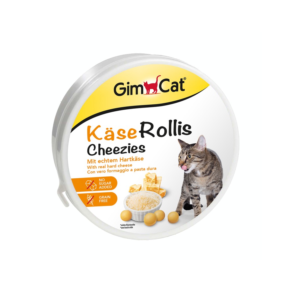 ПР0055493 Витамины для кошек Сырные ролики 200г GIMCAT 