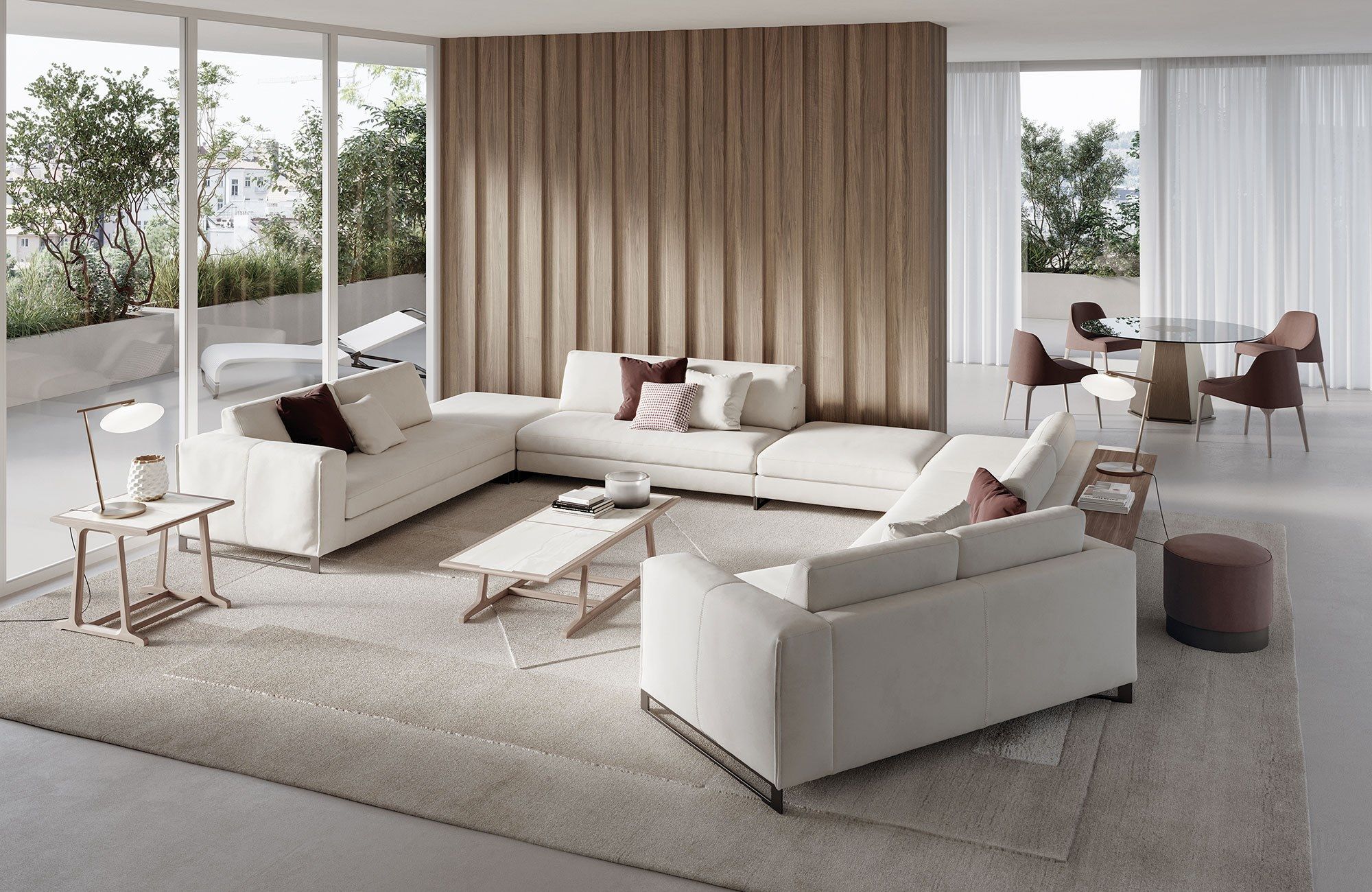 Съемный диван из ткани Frigerio Davis ARCH-00019297 - Вид №5