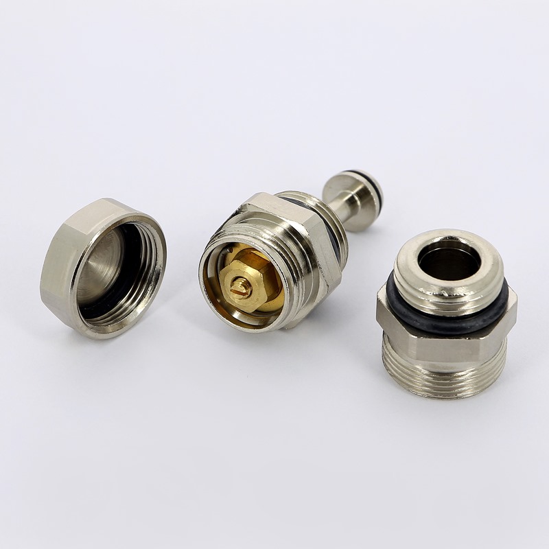 Набор запорно-регулировочный для коллектора 1" EMMETI М24х19 01306116 - Вид №2