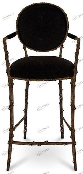 KOKET Табурет медальон из бархата Enchanted sun-id-1504699