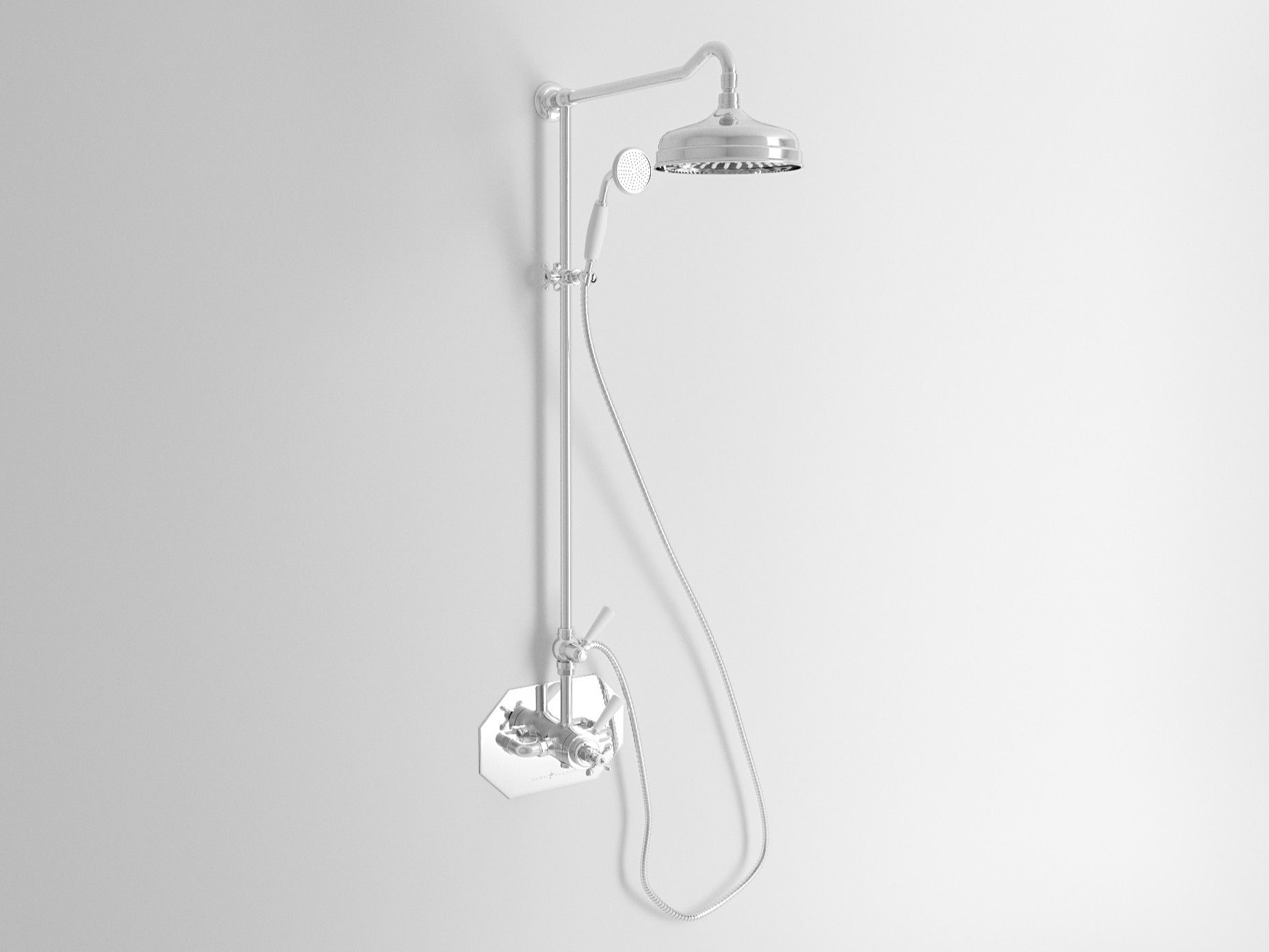 Термостатическая настенная душевая колонна с переключателем Park Avenue Hopkins ARCH-00133024