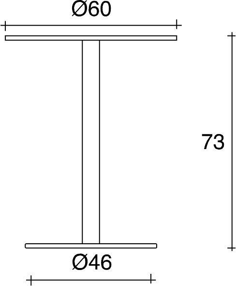 TALIN Круглый стол в мдф Basic sun-id-1400562 - Вид №2
