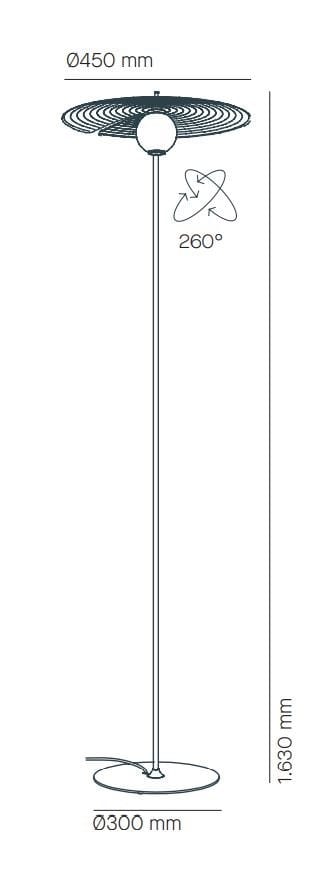 Алюминиевый поворотный торшер Milan Iluminacion Symphony ARCH-00085952 - Вид №69