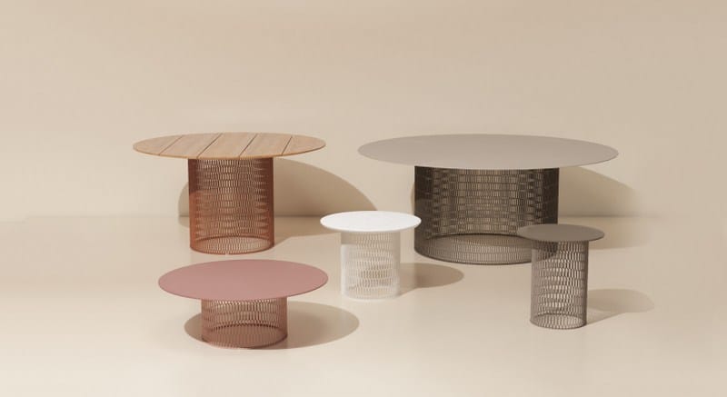 Алюминиевый садовый столик Kettal сетка ARCH-00052943 - Вид №2