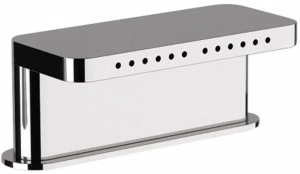 Remer Rubinetterie Хромированный излив для ванны, установленный сверху Minimal 91 ncf