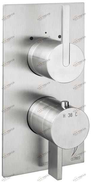 Fir Italia Термостатический смеситель для душа из нержавеющей стали Playsteel 58 5880178