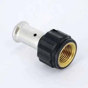 Муфта пресс-В PVDF HENCO 16х1/2"