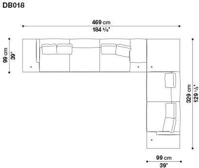 B&B Italia Кожаный диван Dock sun-id-1441060 - Вид №35