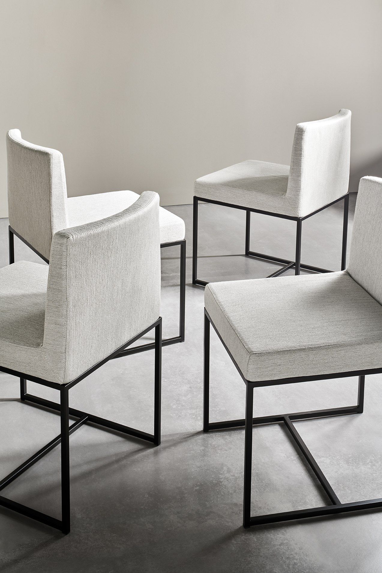 Мягкий стул из ткани Meridiani Rider ARCH-00046378 - Вид №2