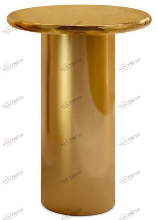 Scarlet Splendour Круглый журнальный столик из металла Snow white sun-id-1407179