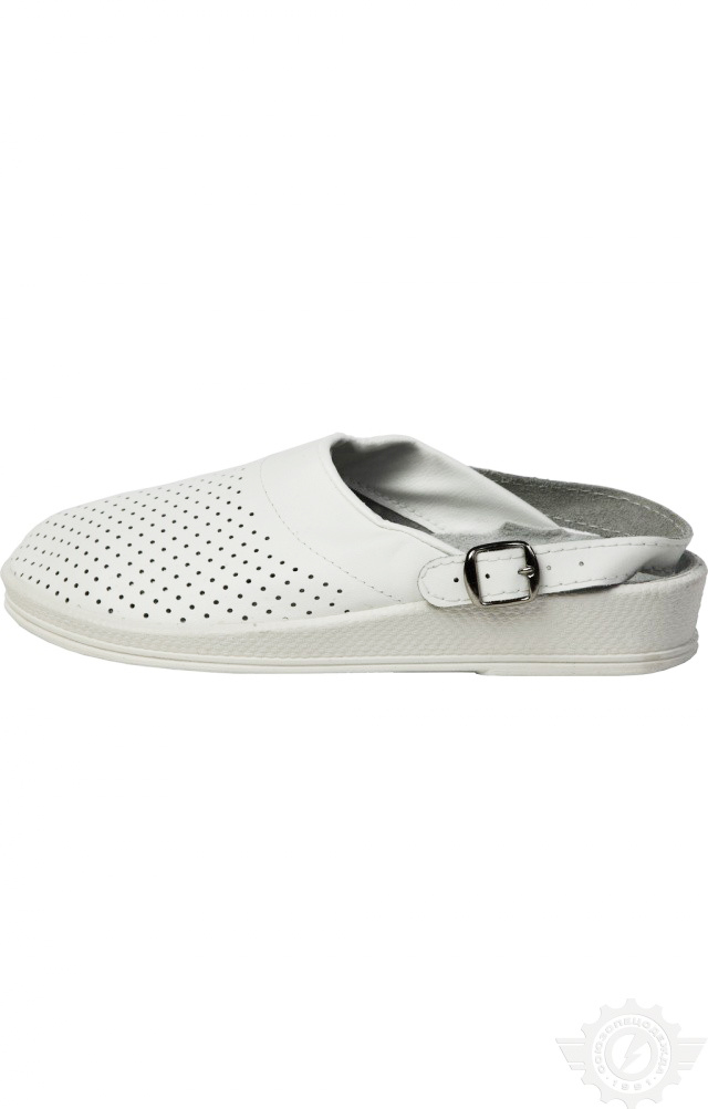 61798 Туфли Сабо мужские белые  Медицинская обувь размер 45 Спецодежда  - Вид №3