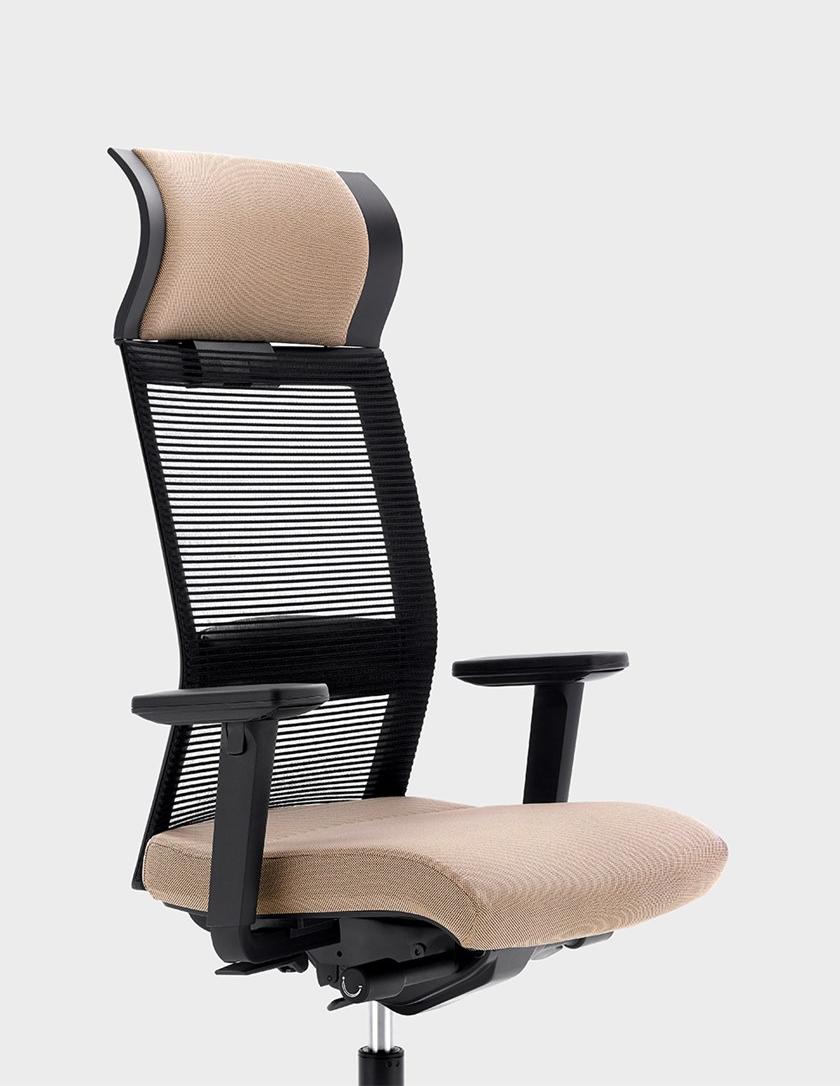 Viganò Офисное кресло на козелке из ткани с подголовником Winner sun-id-1497385 - Вид №2