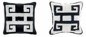 Gianfranco Ferré Home Квадратная подушка из бархата