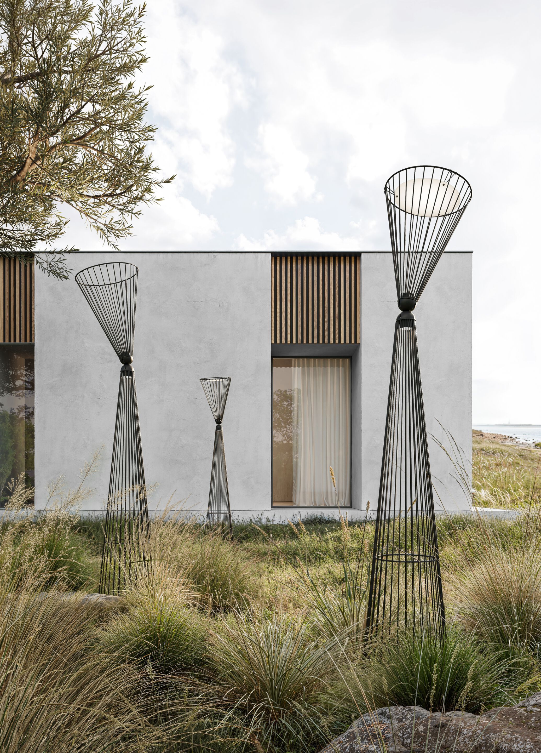 Алюминиевый светодиодный напольный торшер Karman Ikonika ARCH-00085588 - Вид №1