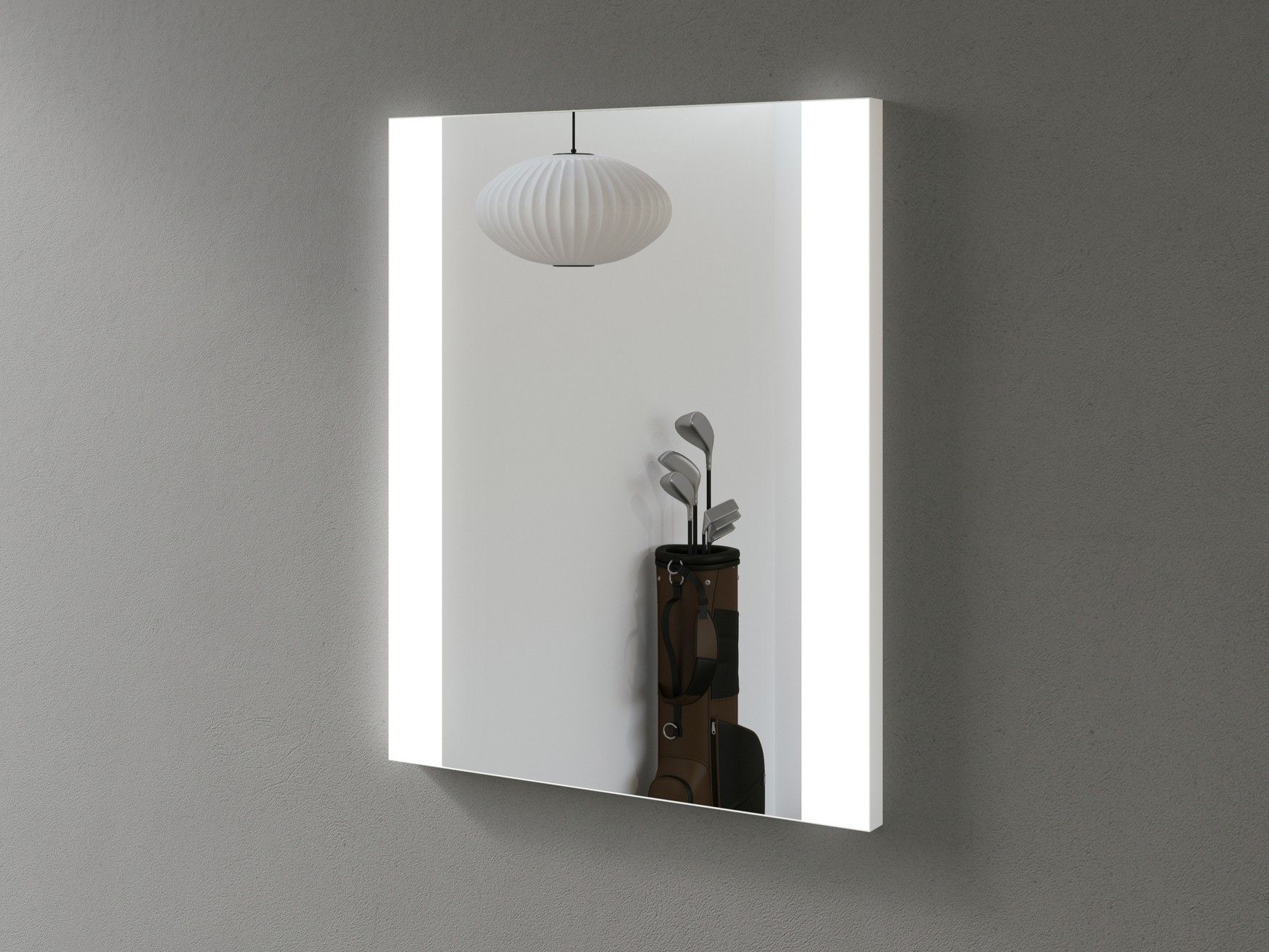 Прямоугольное зеркало со встроенным настенным освещением DDL Reflex ARCH-00098896