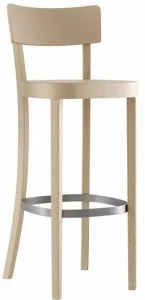horgenglarus Высокий табурет из бука со спинкой Classic 11-380