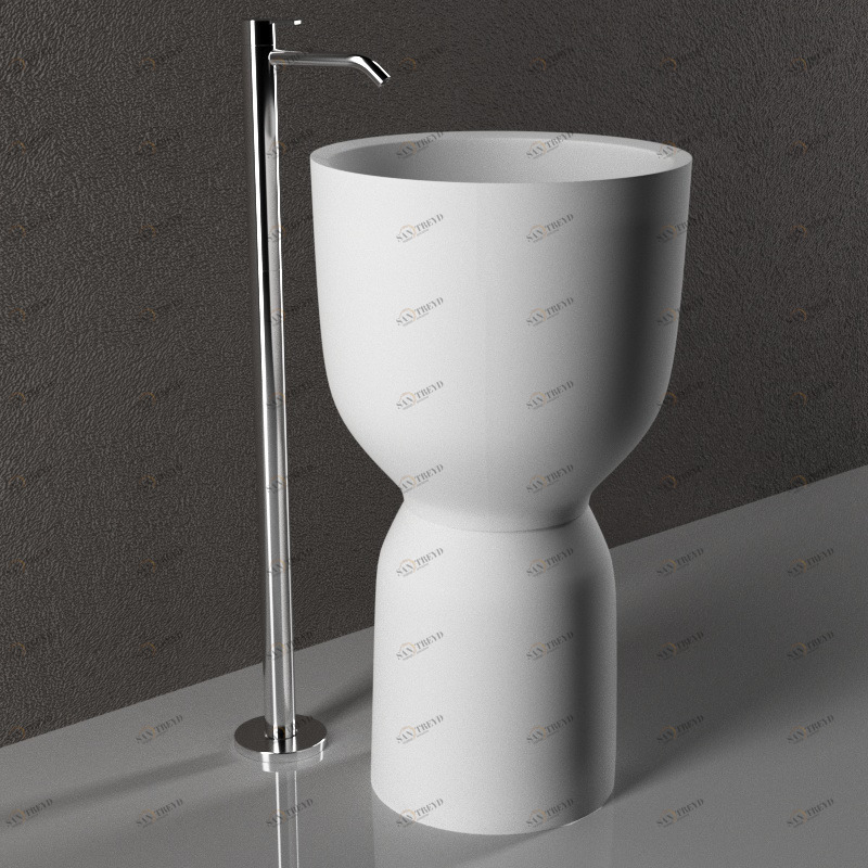 OG001OG002M Напольная раковина стоящая круглая Inbani 