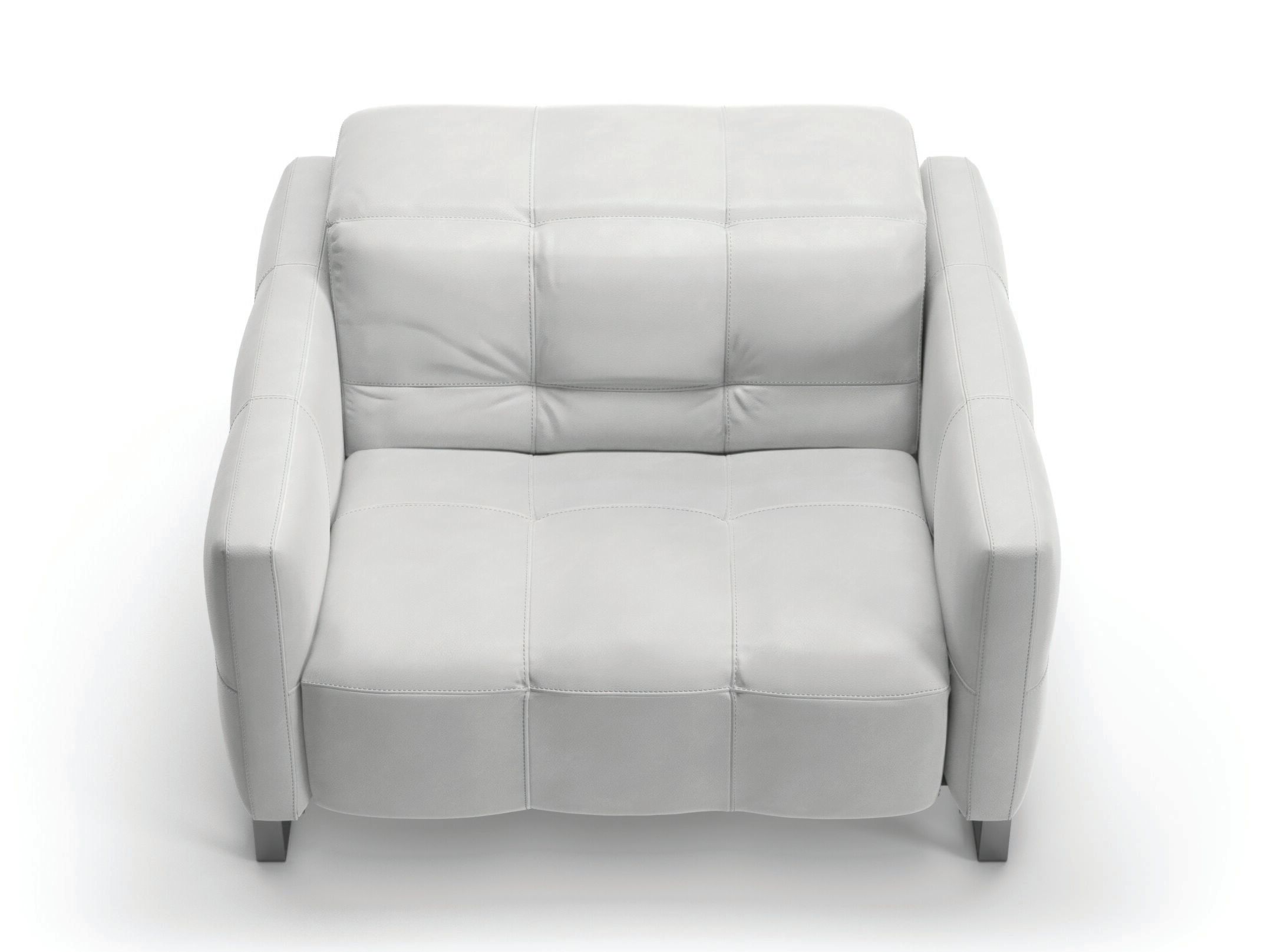 Кожаное кресло с откидывающейся спинкой с электрическим движением Natuzzi Italia Philo ARCH-00101474 - Вид №1