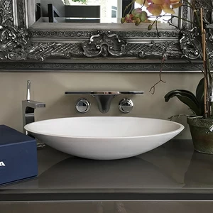 TOO Накладная раковина на столешницу  овальная Aquamass