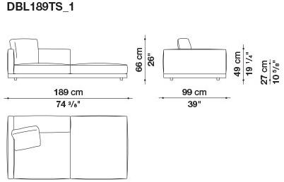 B&B Italia Кожаный диван Dock sun-id-1441060 - Вид №139