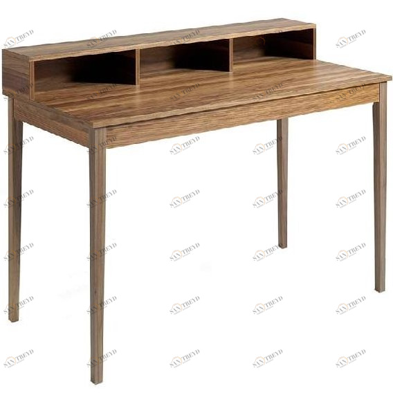 Письменный стол с полкой орех GOB-N5470 от Angel Cerda ANGEL CERDA  147519 Орех;коричневый 