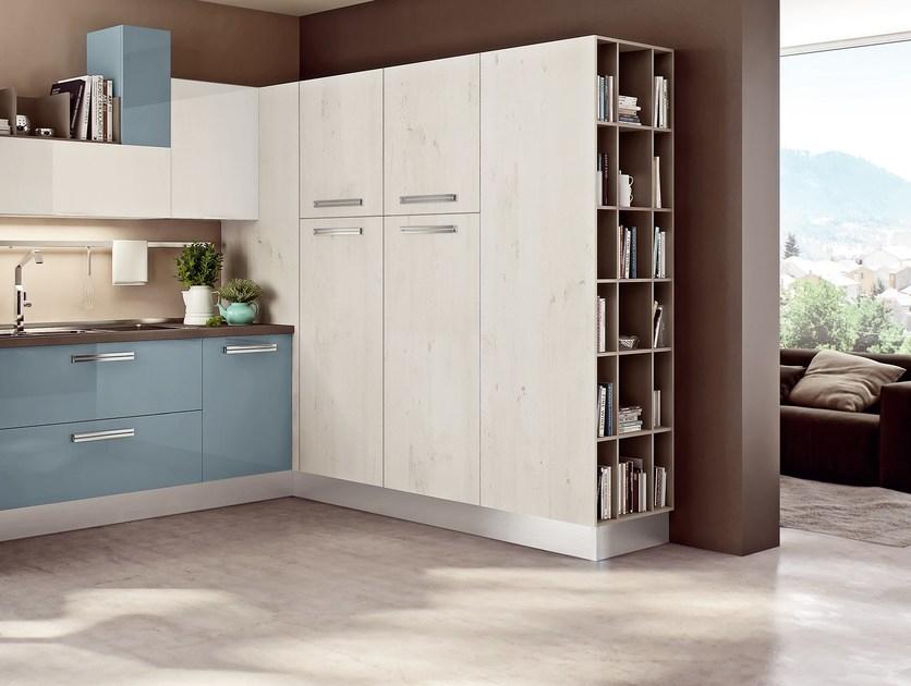 Cucine Lube Лаковая оборудованная кухня с полуостровом Swing sun-id-1383853 - Вид №6