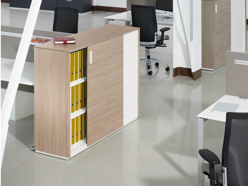 König Neurath Офисный шкаф из дерева с раздвижными дверцами Acta plus sun-id-1506253 - Вид №1