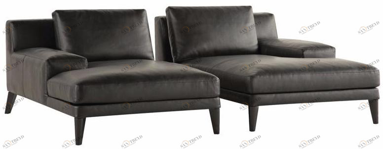 Roche Bobois Кожаная кушетка Playlist sun-id-1423824