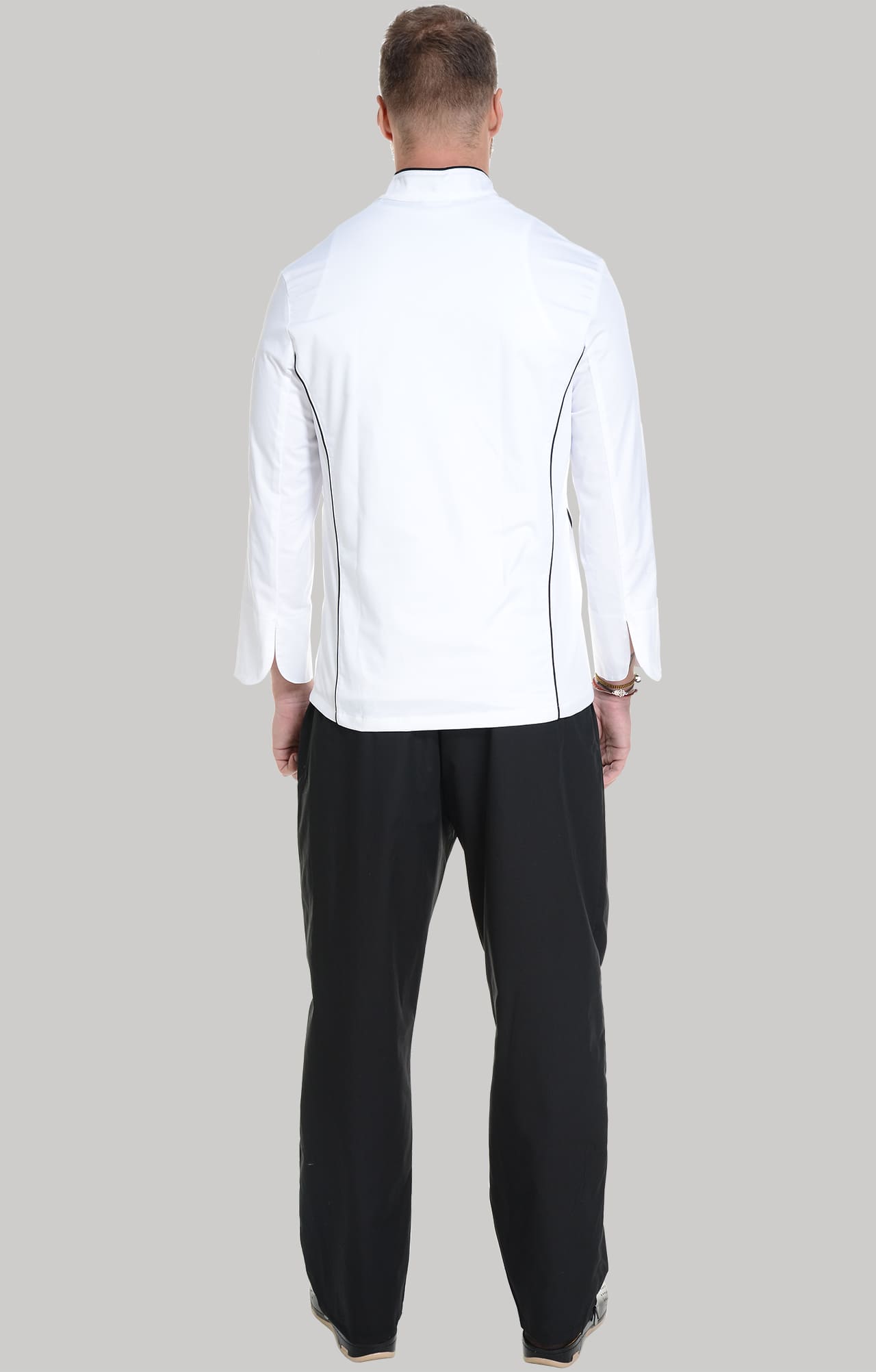 62612 Китель поварской white RICON  Одежда для поваров  размер 44 (XS)  - Вид №9