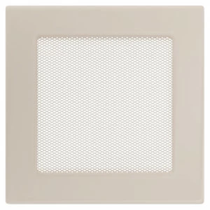 Вентиляционная решетка Kratki 17х17 (кремовая)