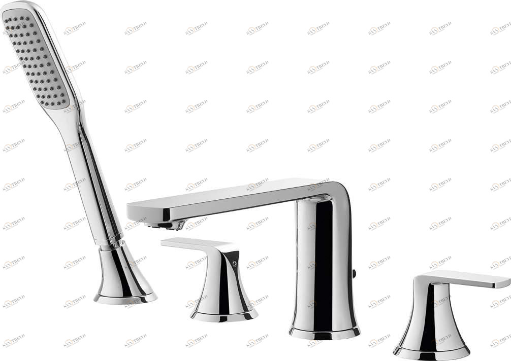 Смеситель на борт ванны Cezares GLOBO-F-BVD4-01