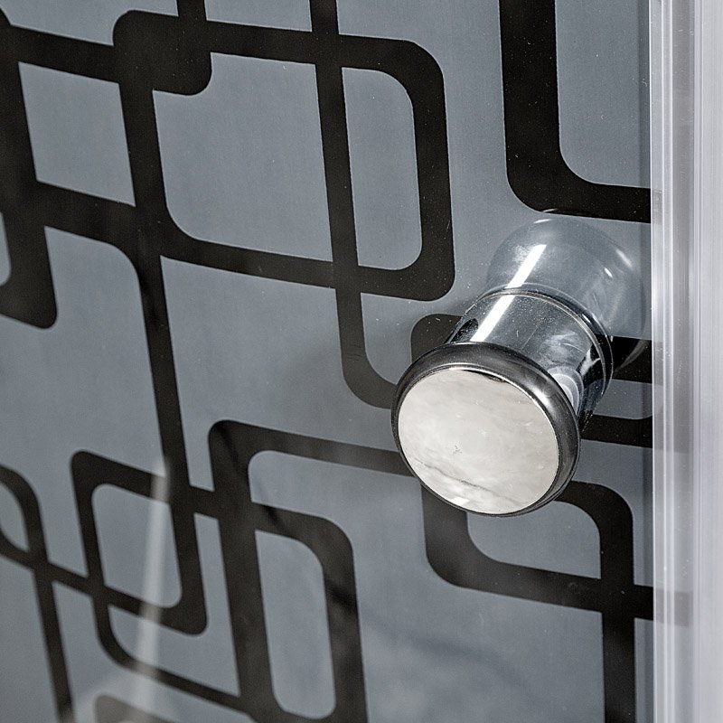 ЕМ1510 N LED Душевая кабина DETO Серия EM BМ1510 с гидромассажем BLACK - Вид №16